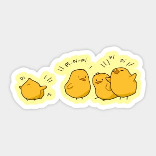 Tiny Chicks Sticker